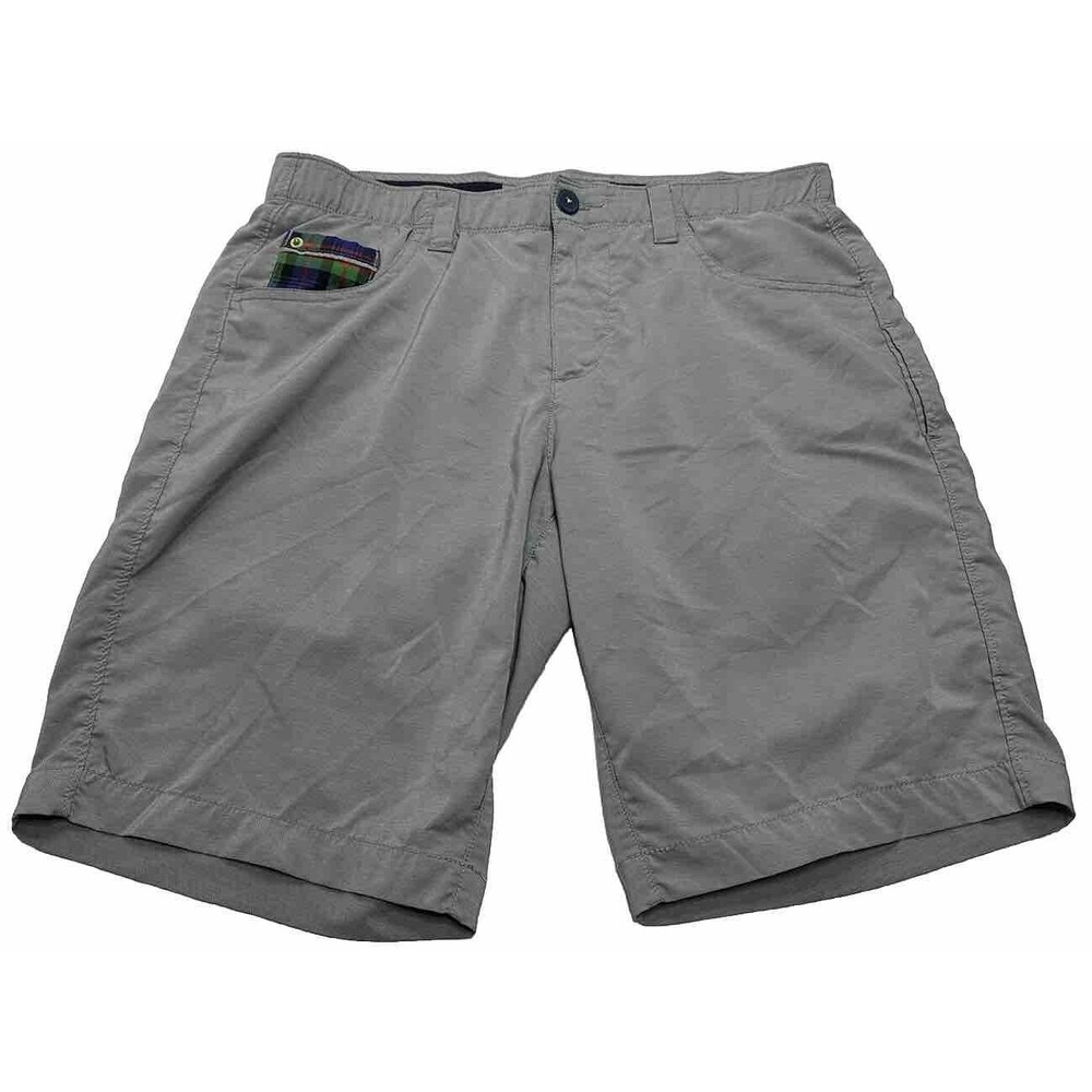 Men's William Murray Straight Fit 5-Pocket Golf Shorts Size 32 Grey